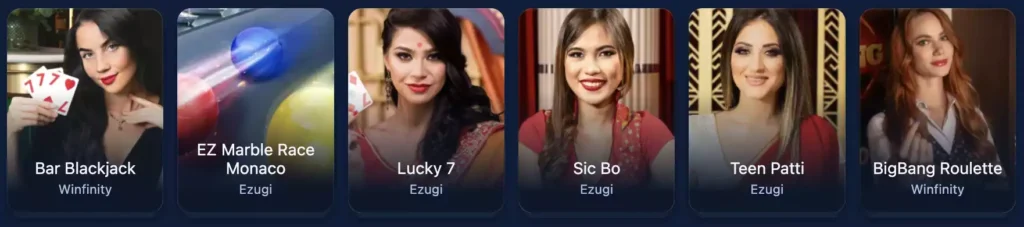 Winnerisland Live Dealer Games